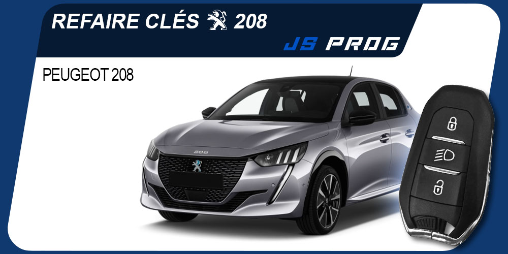 Clé Peugeot 208